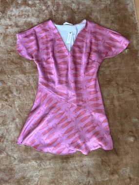 By Anthropologie short sleeve Fish dress